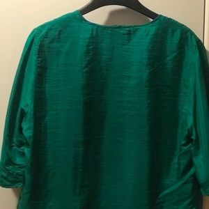 Gorgeous reversible silk suit (tapered pants)